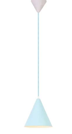 Sklep Kaja Niebieska lampa wisząca stożek LEDEA 50101182 VOSS | Kaja Oświetlenie Online