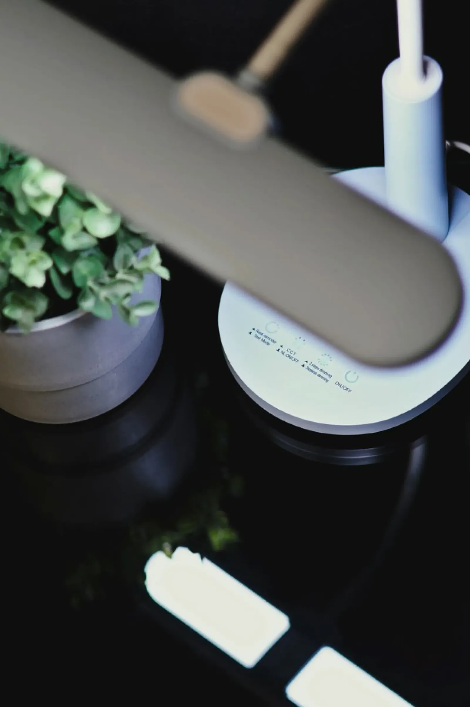 Sklep Kaja Niebieska lampka biurkowa, wbudowany LED K-BL1521 seria MILO*Dzieci Lampki Biurkowe|Lampy Led
