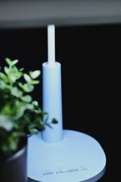 Sklep Kaja Niebieska lampka biurkowa, wbudowany LED K-BL1521 seria MILO*Dzieci Lampki Biurkowe|Lampy Led