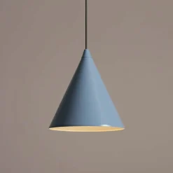 Sklep Kaja Niebieska, stożkowa lampa wisząca do kuchni 1108G16 z serii FORM Zadzwońporabattel.783200183(8-16)/mailsklep@kaja.com.pl Flash Sale