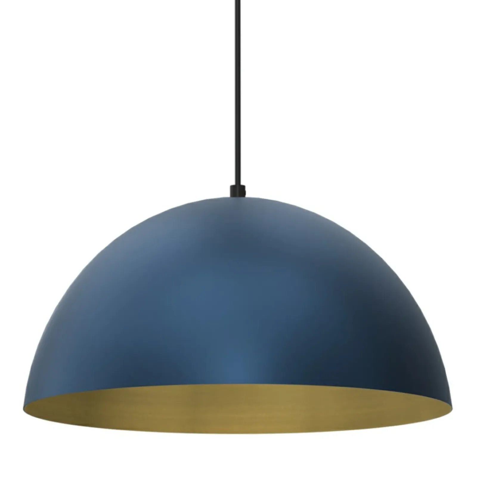 Sklep Kaja Niebiesko-złota lampa wisząca, z kloszem MLP8288 z serii BETA | Kaja Oświetlenie Clearance
