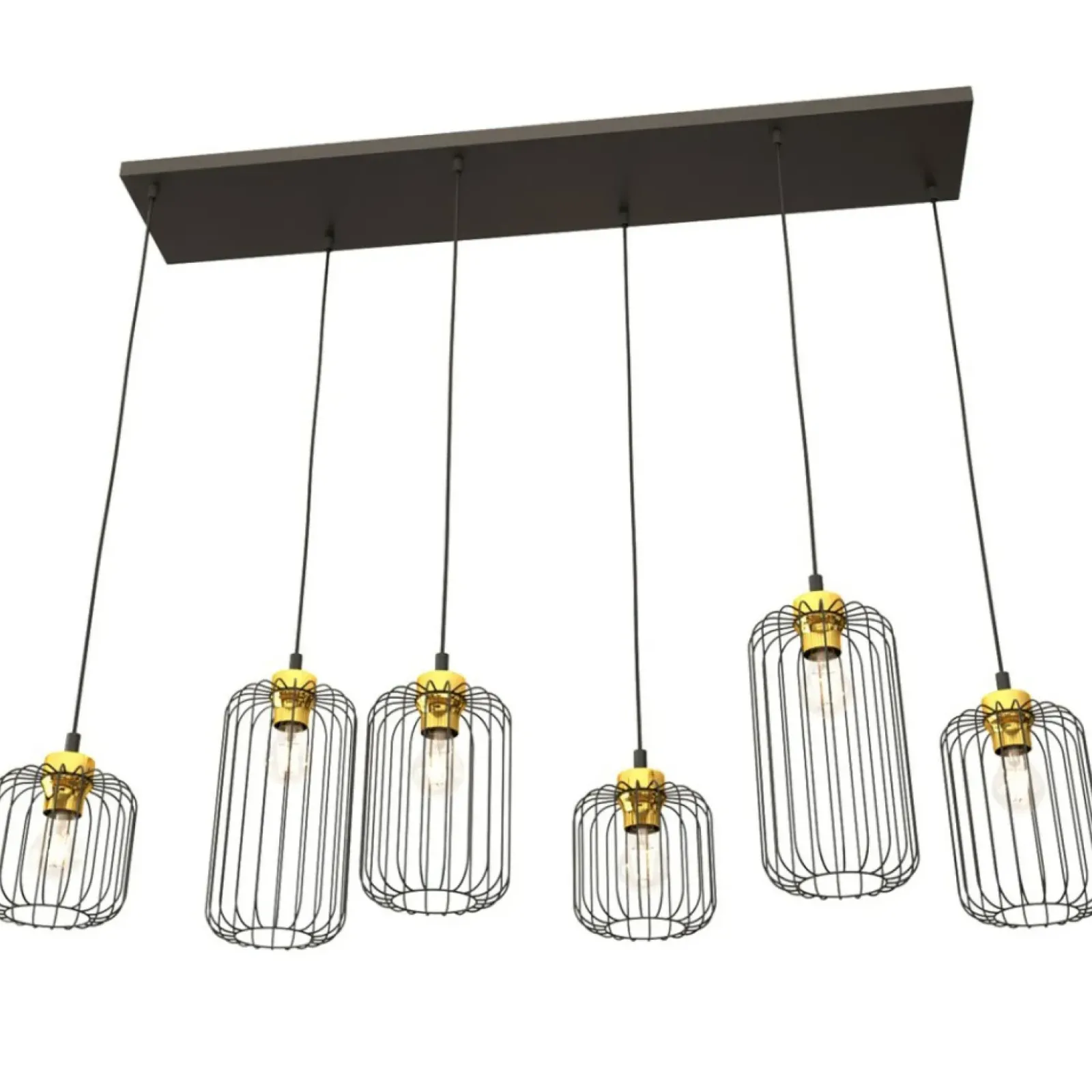 Sklep Kaja Niecodzienna lampa wisząca, na 6 żarówek 1364/6 z serii VANDER Best