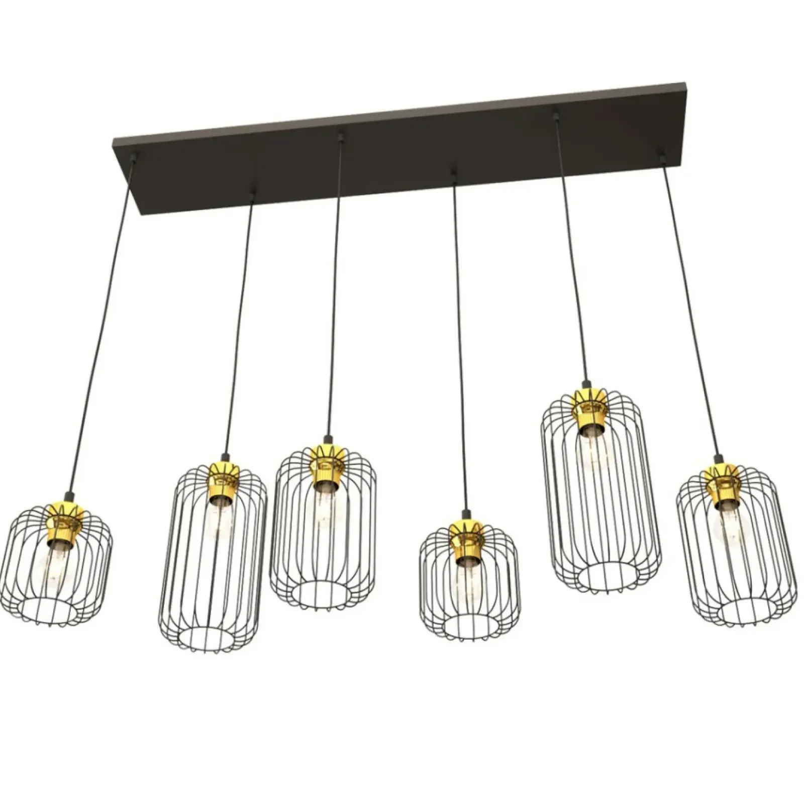 Sklep Kaja Niecodzienna lampa wisząca, na 6 żarówek 1364/6 z serii VANDER Best