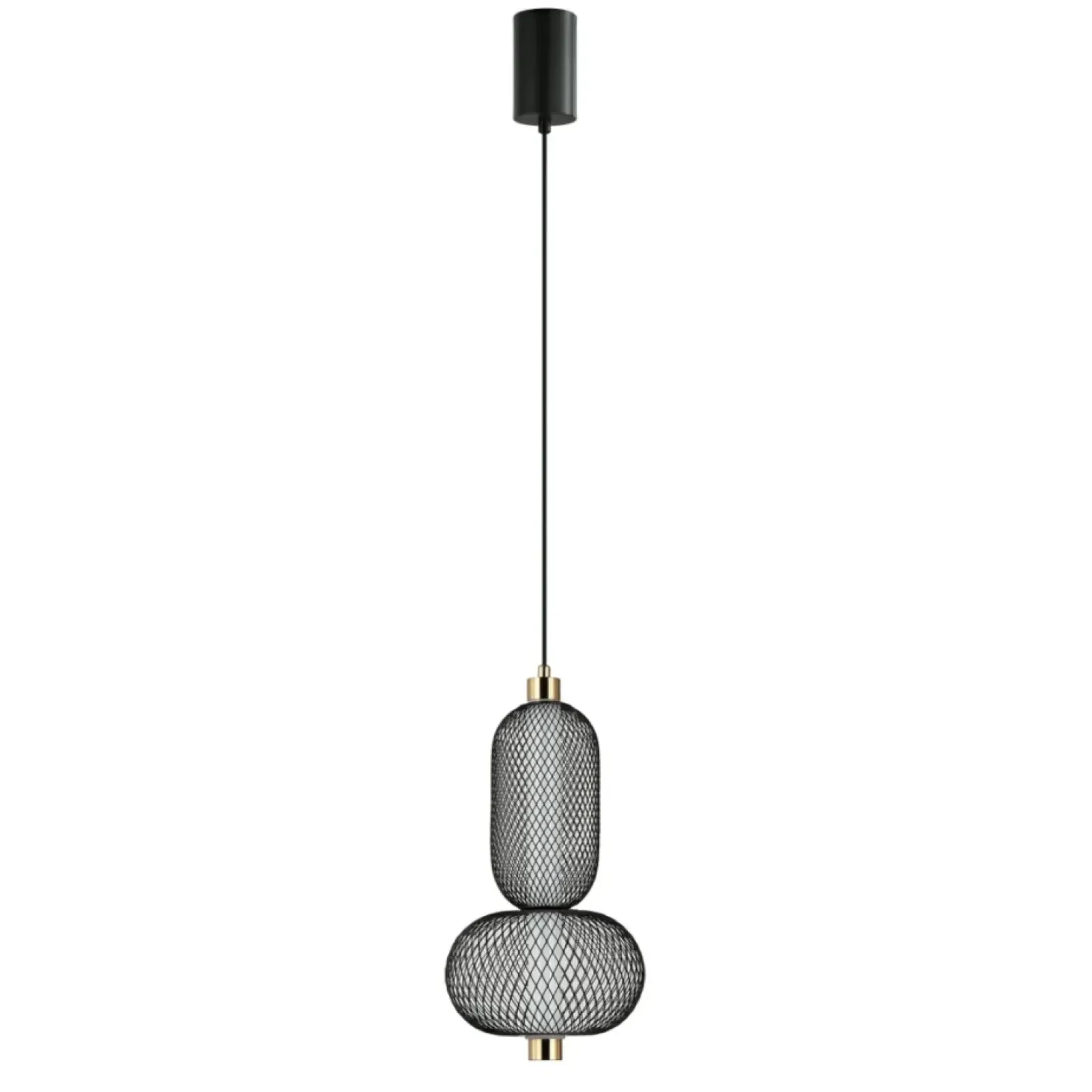 Sklep Kaja Niecodzienna lampa wisząca, czarna PND-84283-2-BK z serii MARCO Discount