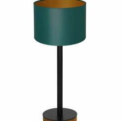 Sklep Kaja Niepowtarzalna lampa nocna, kolor zieleni LX 3837 z serii TABLE LAMPS* Lampki Stołowe Z Abażurem|Tradycyjne Lampki Stołowe