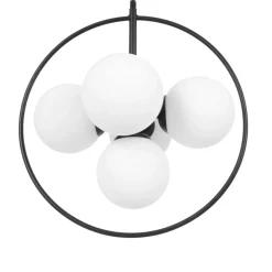 Sklep Kaja Niepowtarzalna lampa wisząca w kolorze bieli i czerni K-3838 seria GEO Outlet