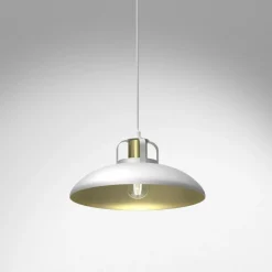 Sklep Kaja Niepowtarzalna lampa wisząca, biało-złota MLP7704 z serii FELIX | Kaja Oświetlen Hot