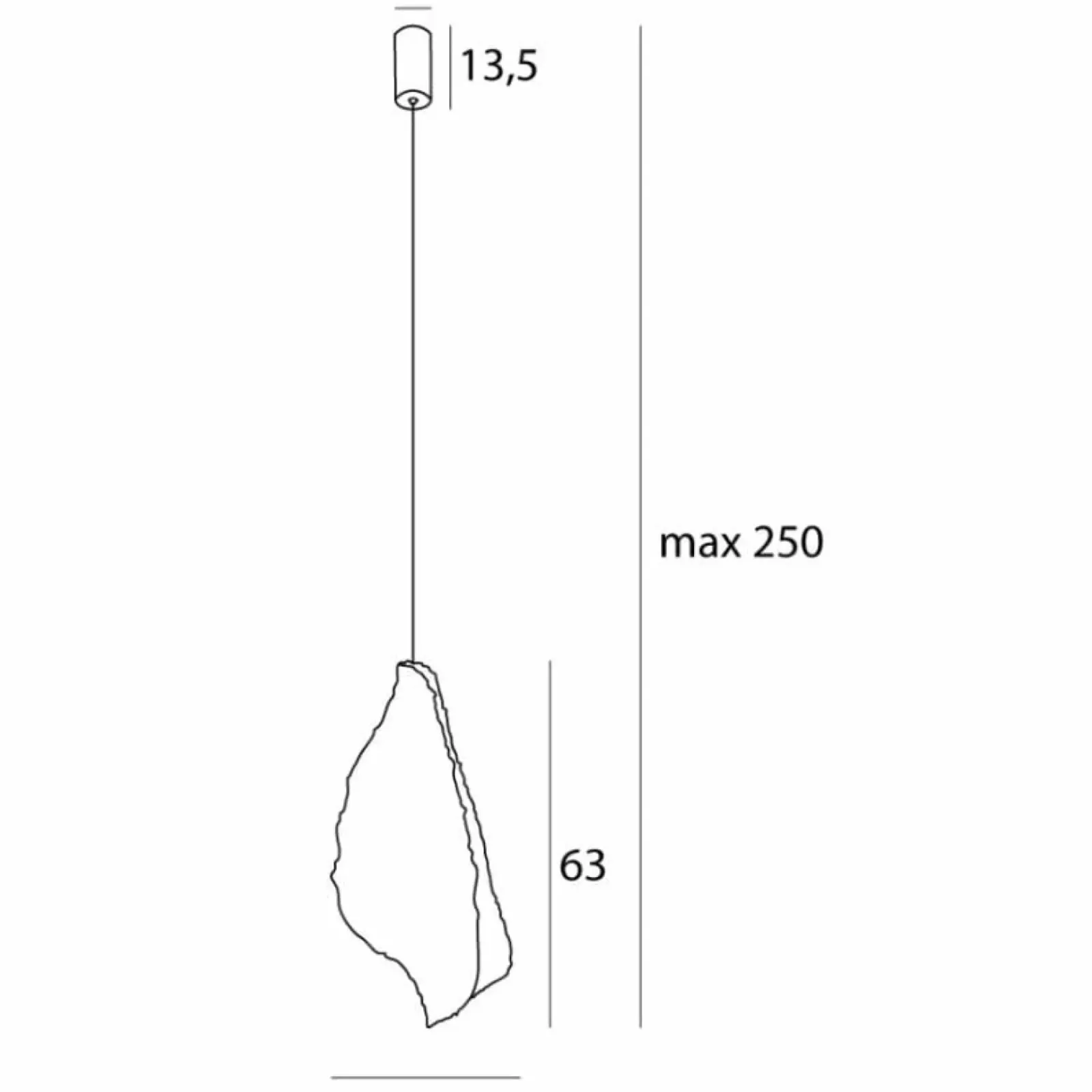 Sklep Kaja Niespotykana, biała lampa wisząca LED MX P0540 CONCHA | Kaja Sale