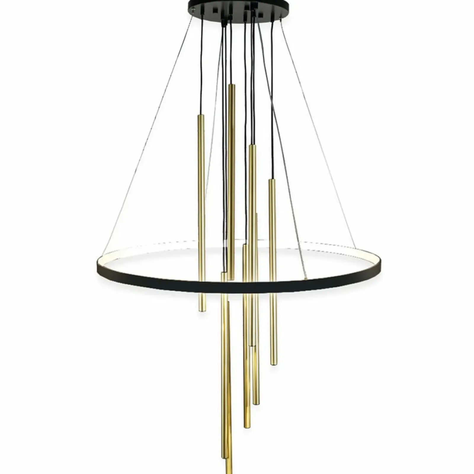 Sklep Kaja Niespotykana lampa wisząca LED do salonu ANT 5215 LUNA | Kaja Cheap