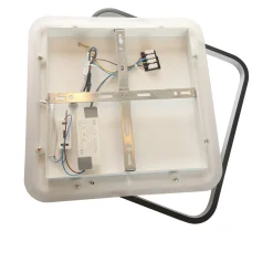 Sklep Kaja Niespotykany plafon LED z tubami LP-0612/2C SQUARE BK PARMA | Kaja* Plafony Nowoczesne|Lampy Led