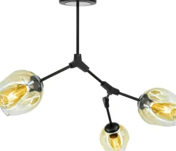 Sklep Kaja Niesymetryczna lampa sufitowa czarna 1962/3 BLACK-21QG | Kaja Store