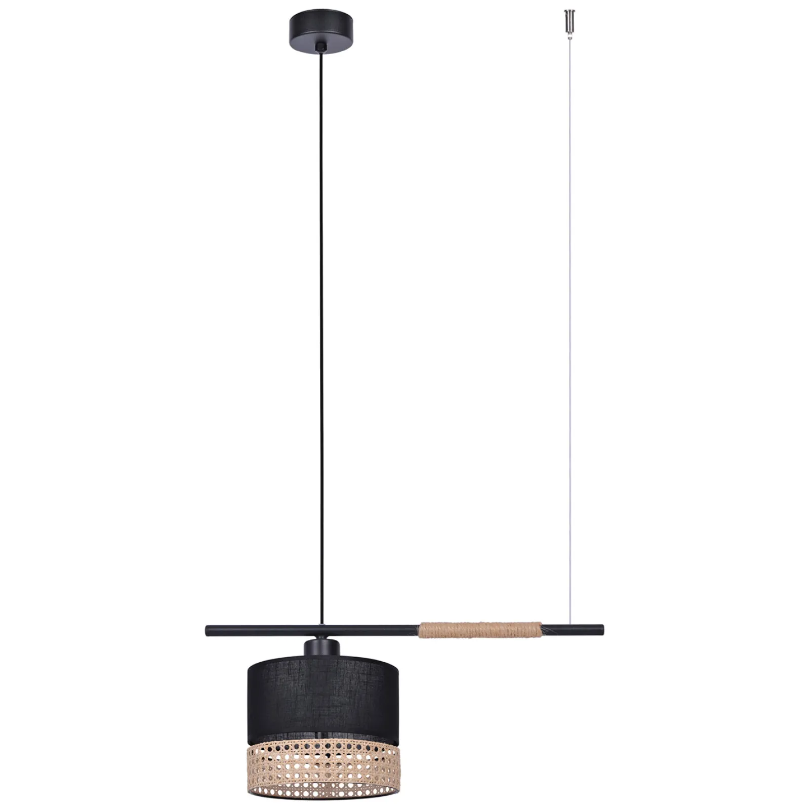 Sklep Kaja Niesymetryczna lampa wisząca w stylu boho K-4365 | Kaja Oświetlenie* Żyrandole Z Abażurem|Żyrandole Z Abażurami
