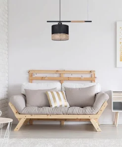 Sklep Kaja Niesymetryczna lampa wisząca w stylu boho K-4365 | Kaja Oświetlenie* Żyrandole Z Abażurem|Żyrandole Z Abażurami