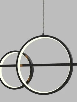 Sklep Kaja Nietuzinkowa lampa LED nad stół w salonie WF 7030-502 MESSINA | Kaja czarnymat Cheap