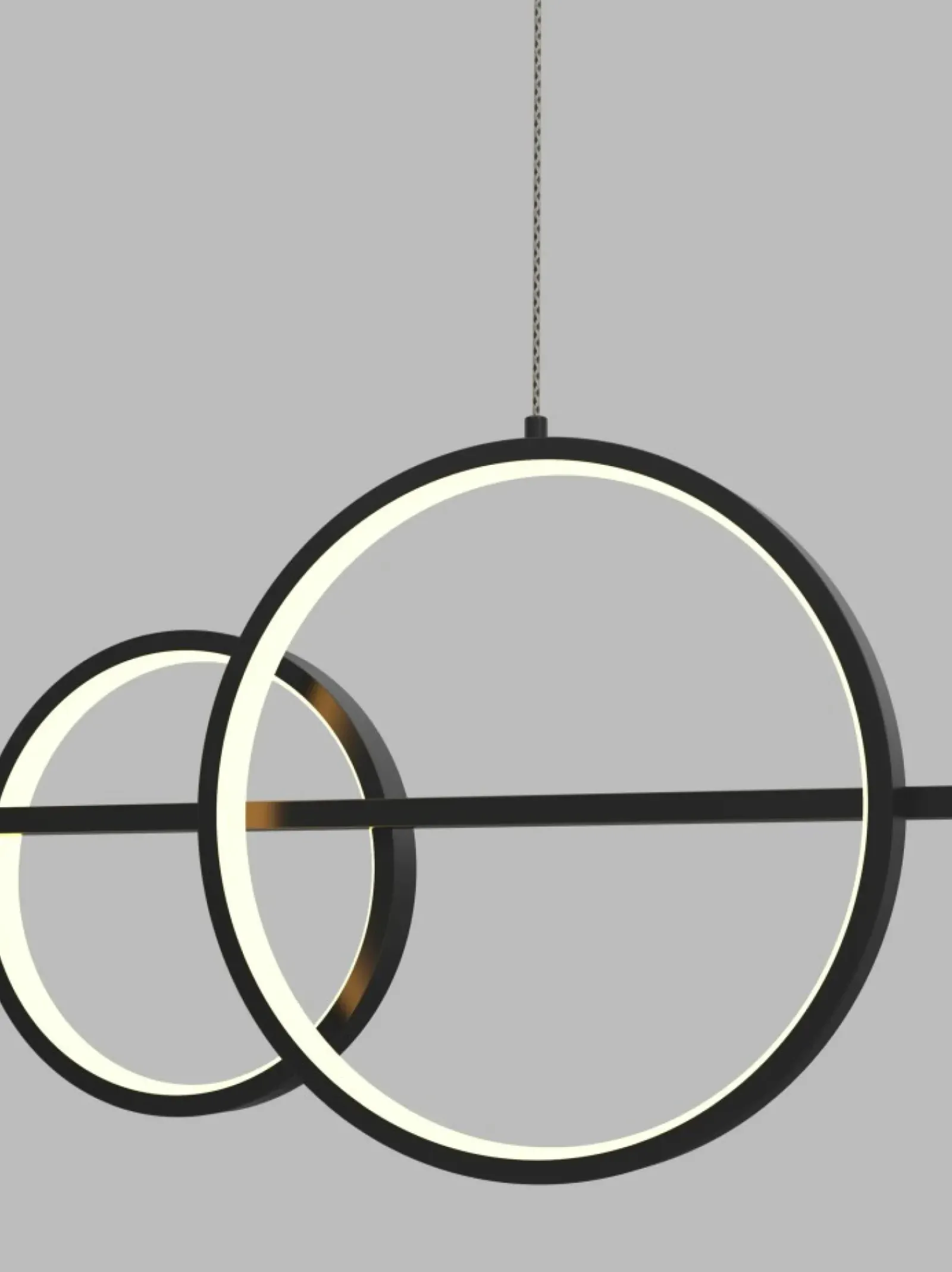 Sklep Kaja Nietuzinkowa lampa LED nad stół w salonie WF 7030-502 MESSINA | Kaja czarnymat Cheap