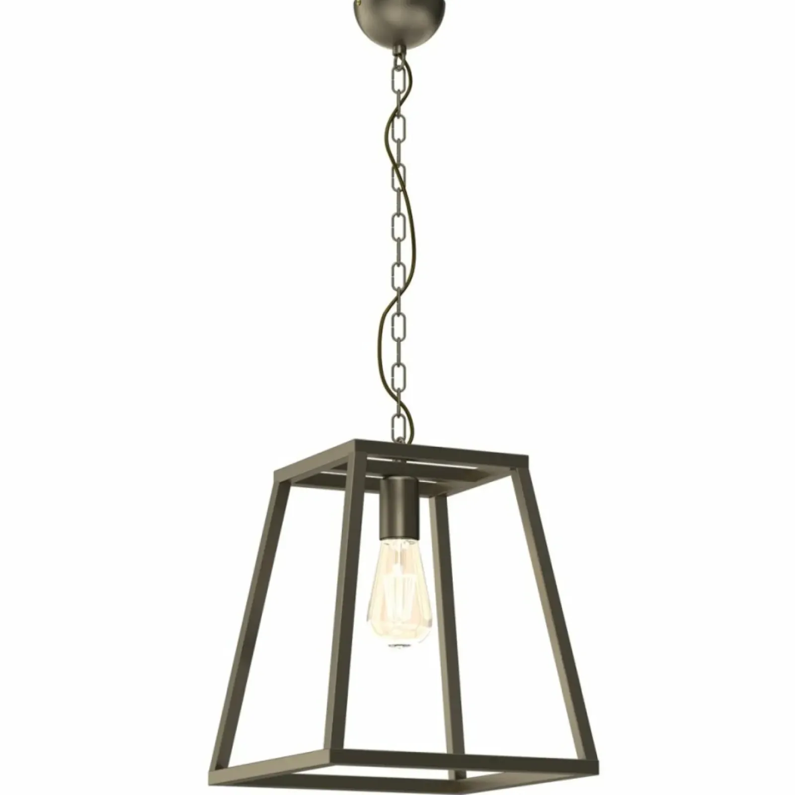Sklep Kaja Nietuzinkowa lampa wisząca, tytanowe złoto LX 4421 FRAME | Kaja Online