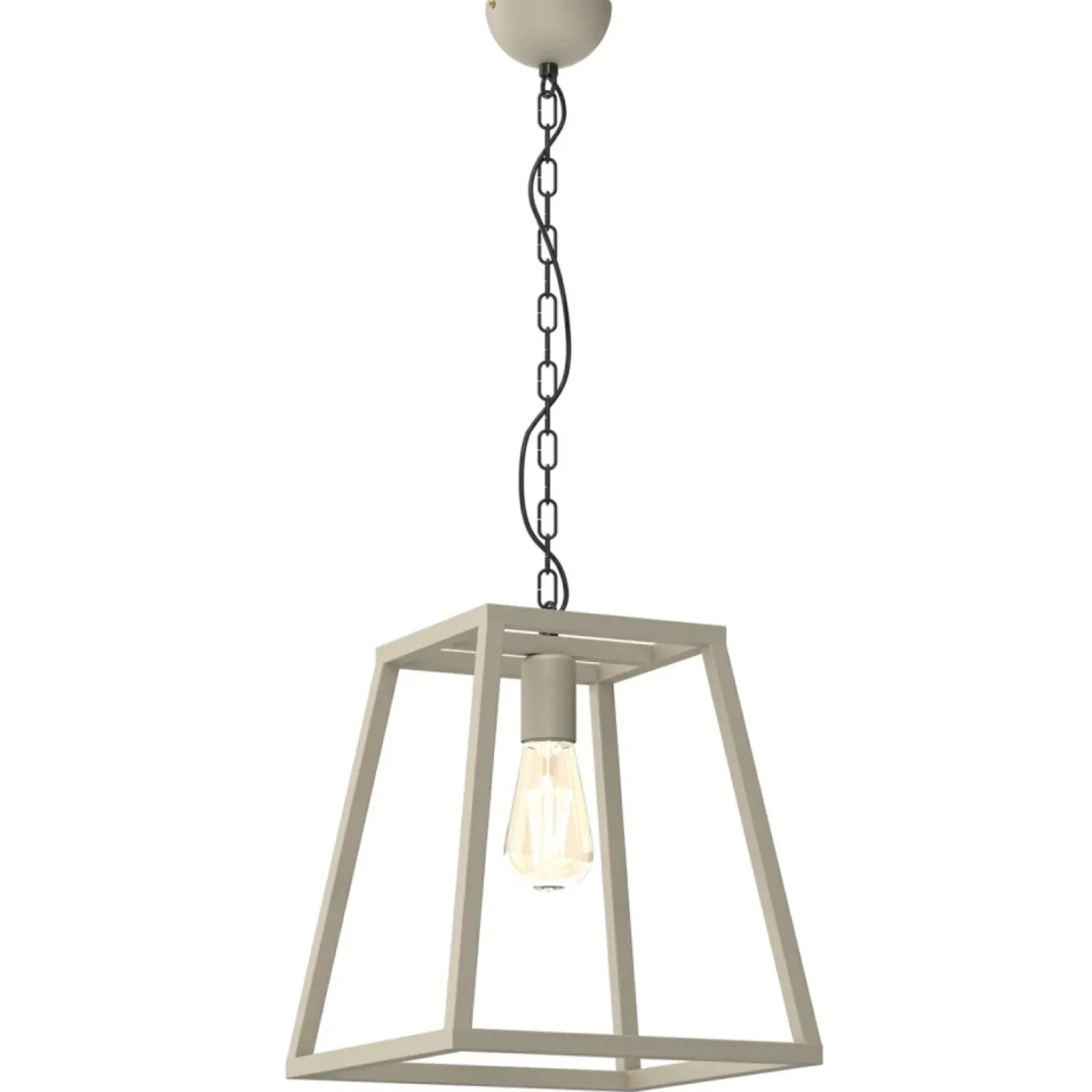 Sklep Kaja Nietuzinkowa lampa wisząca, beżowa klatka LX 4427 FRAME | Kaja Cheap