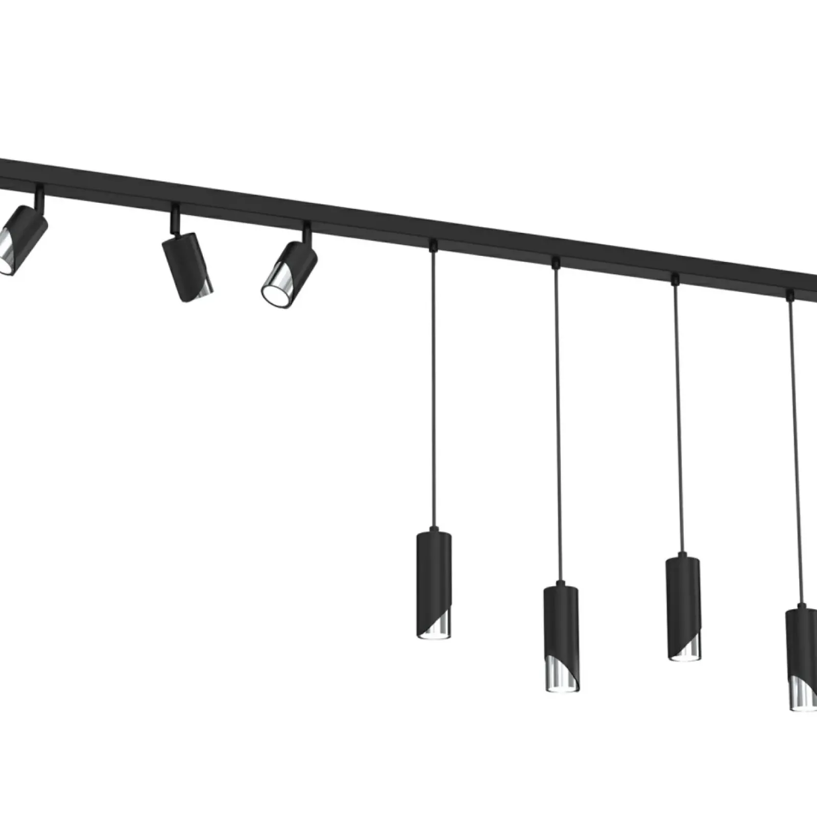 Sklep Kaja Nietuzinkowa listwa z reflektorami i zwisami LX 9647 SHIFT | Kaja Shop