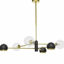 Sklep Kaja Nietuzinkowa, złota lampa wisząca do salonu JUP 1967 MOKA | Kaja Shop