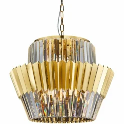 Sklep Kaja Nietuzinkowa, złota lampa wisząca w stylu glamour ML0415 DONNA | Kaja New