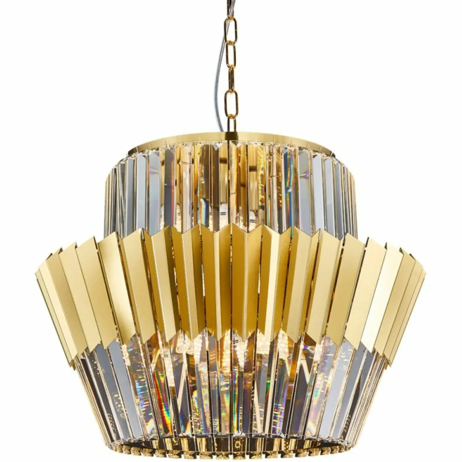 Sklep Kaja Nietuzinkowa, złota lampa wisząca w stylu glamour ML0415 DONNA | Kaja New