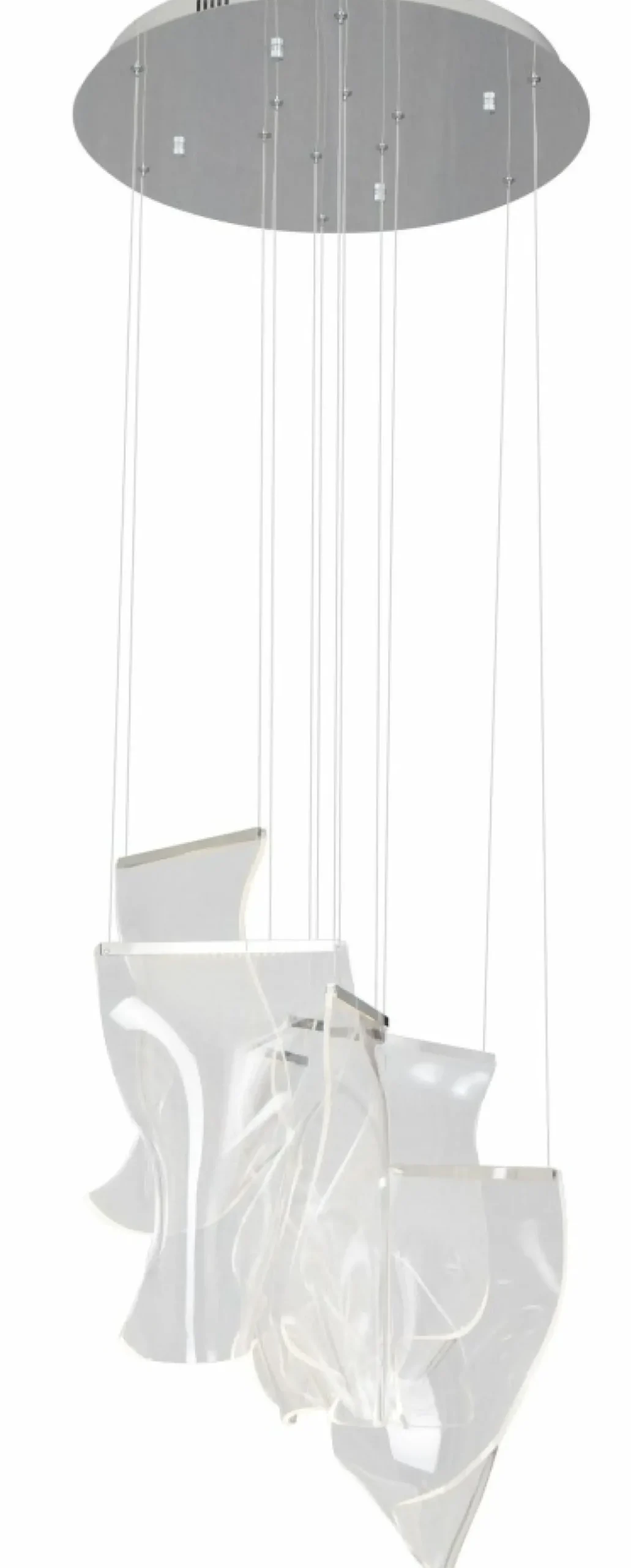 Sklep Kaja Nietypowa lampa wisząca LED ze ściemniaczem MX P0371D SILK | Kaja Best