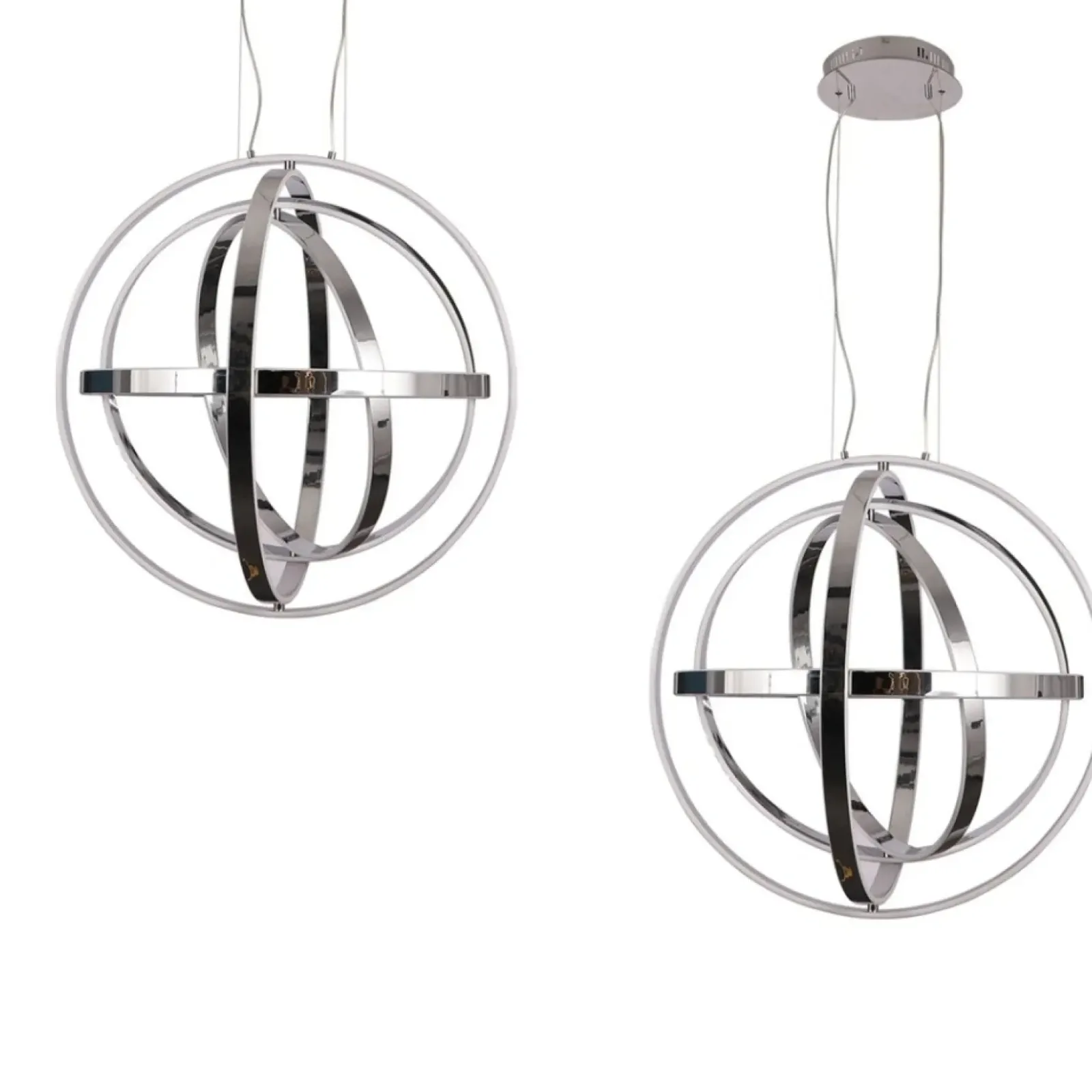 Sklep Kaja Niezwykła lampa wisząca ze wbudowanym LED-em ML6149 z serii COPERNICUS | Kaja Oś chrom Hot