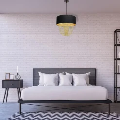 Sklep Kaja Niezwykle ozdobna lampa wisząca do salonu MLP6442 z serii ALMERIA | Kaja Oświetl* Żyrandole Z Abażurem