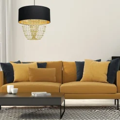 Sklep Kaja Niezwykle ozdobna lampa wisząca do salonu MLP6442 z serii ALMERIA | Kaja Oświetl* Żyrandole Z Abażurem