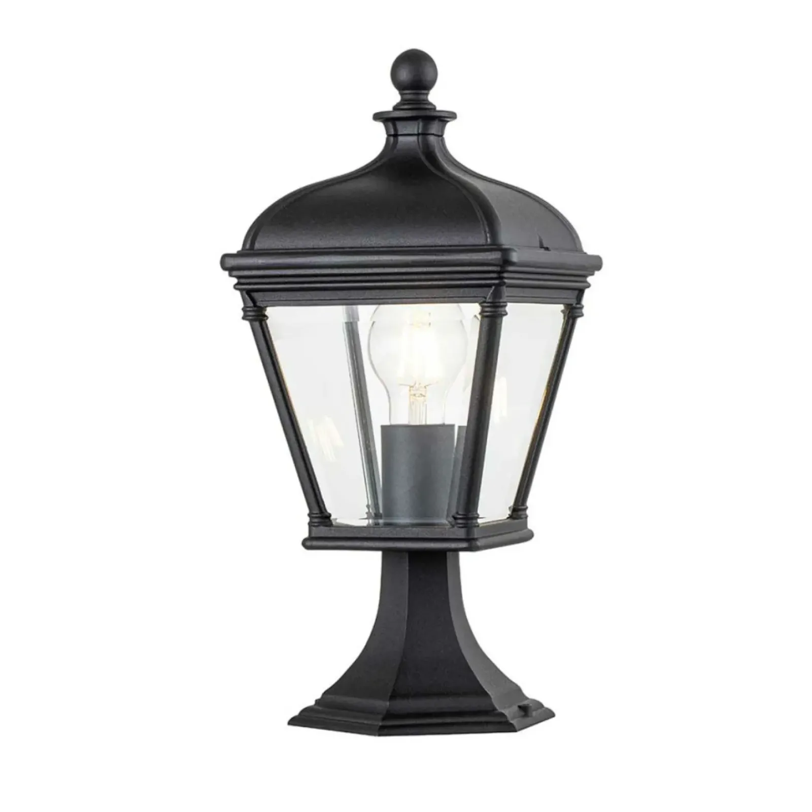 Sklep Kaja Niska lampa ogrodowa, cokołowa BAYVIEW-3M-BK z serii BAYVIEW* Lampy Ogrodowe Stojące