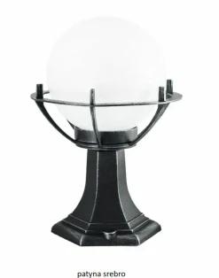Sklep Kaja Niska lampa ogrodowa, z klasycznym kloszem fi200 K 4011/1/KPO* Lampy Ogrodowe Stojące