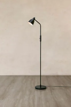 Sklep Kaja Nowoczesna, czarna lampa podłogowa loft 108713 STORY | Kaja* Tradycyjne Lampy Podłogowe
