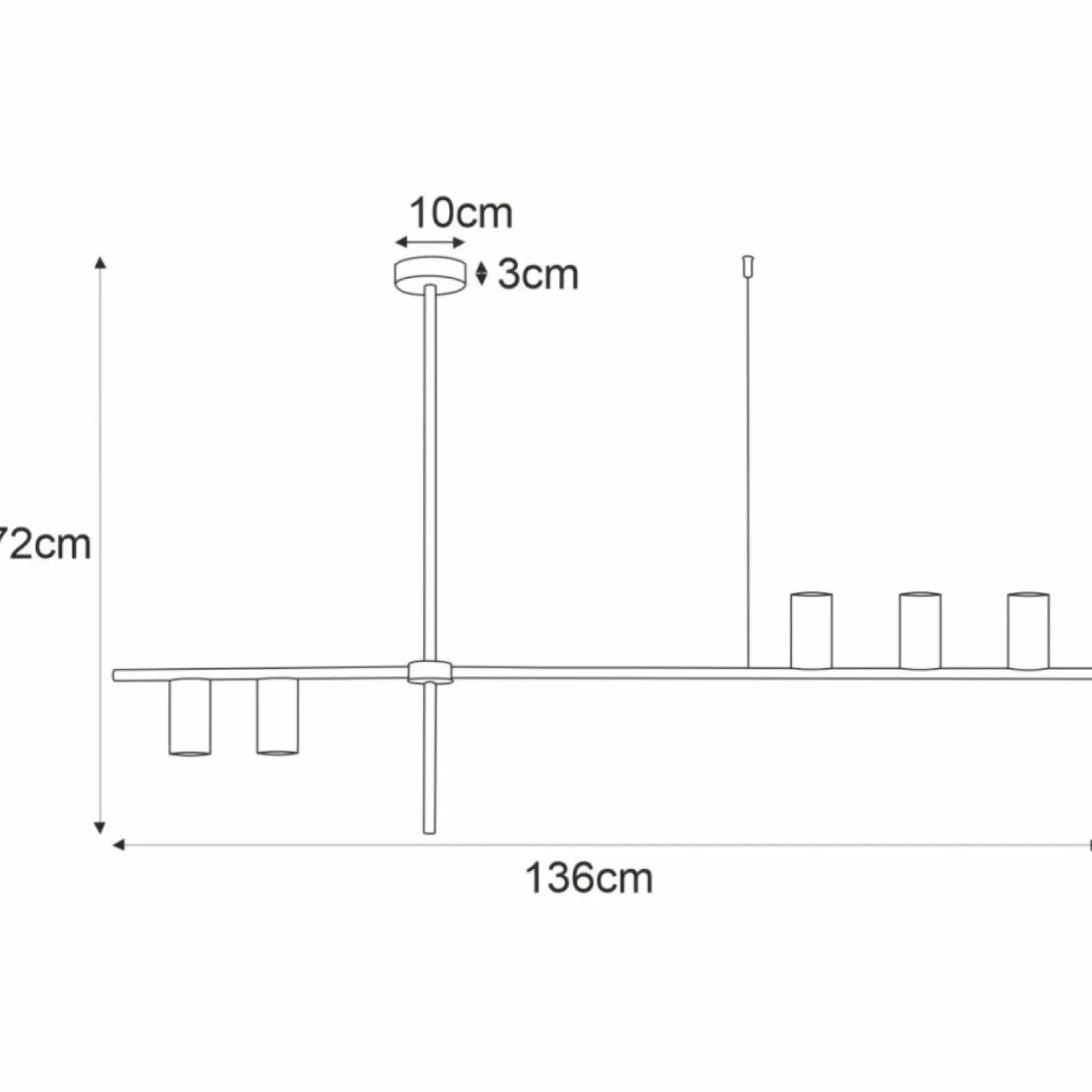 Sklep Kaja Nowoczesna, czarna lampa wisząca nad stół K-4755 ROCCO | Kaja czarny Store