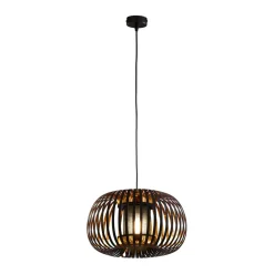 Sklep Kaja Nowoczesna czarna lampa wisząca 51cm TK 6295 ROYAS | Kaja Oświetlenie czarny Sale