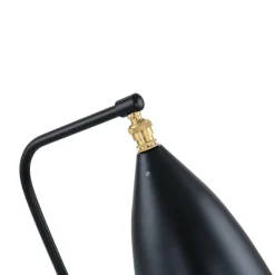 Sklep Kaja Nowoczesna, czarna lampka stołowa MTE2066/1 z serii SOTTO | Kaja* Lampki Biurkowe|Nowoczesne Lampki Stołowe