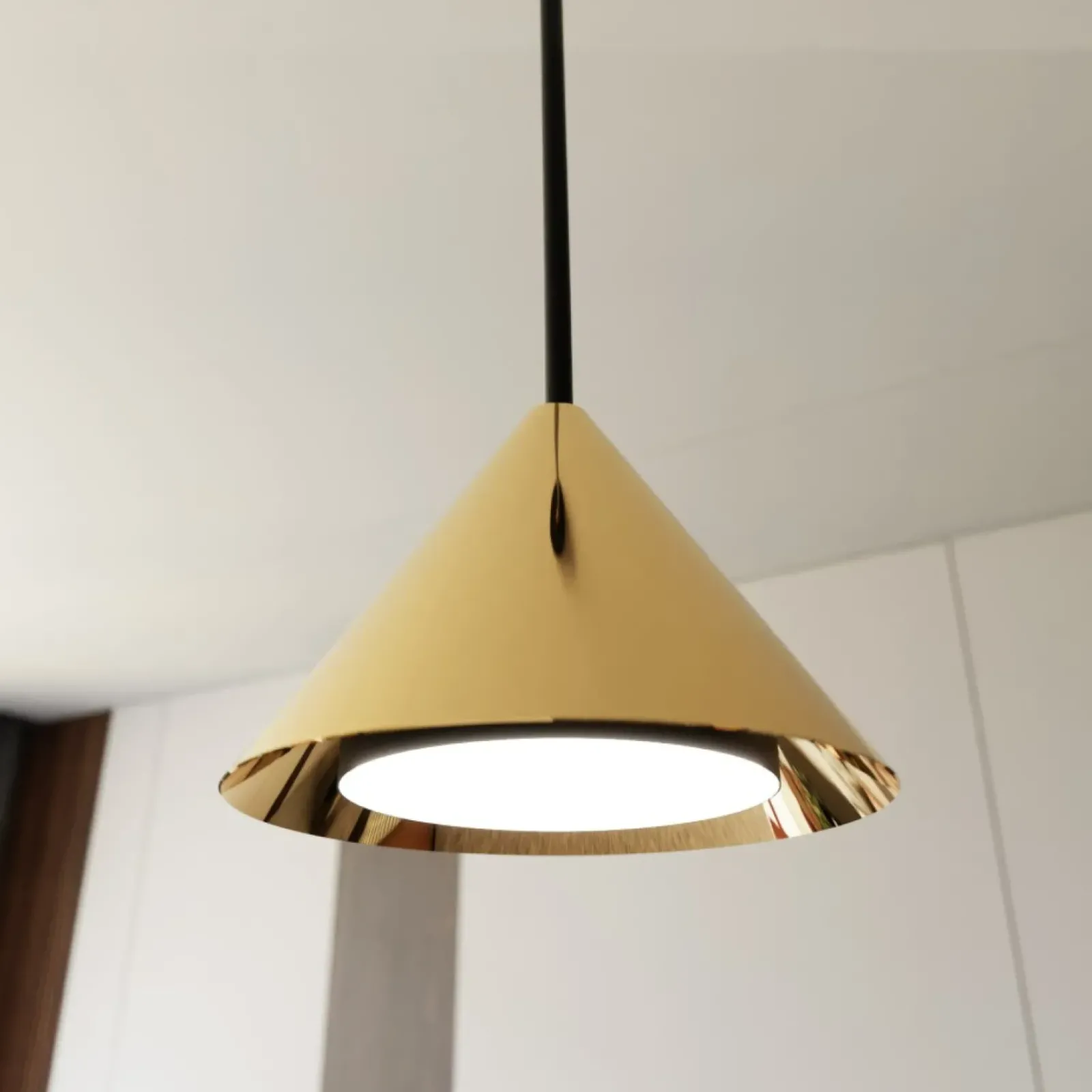 Sklep Kaja Nowoczesna, czarno złota lampa wisząca 1329/4 ELIT | Kaja Oświetlenie Online