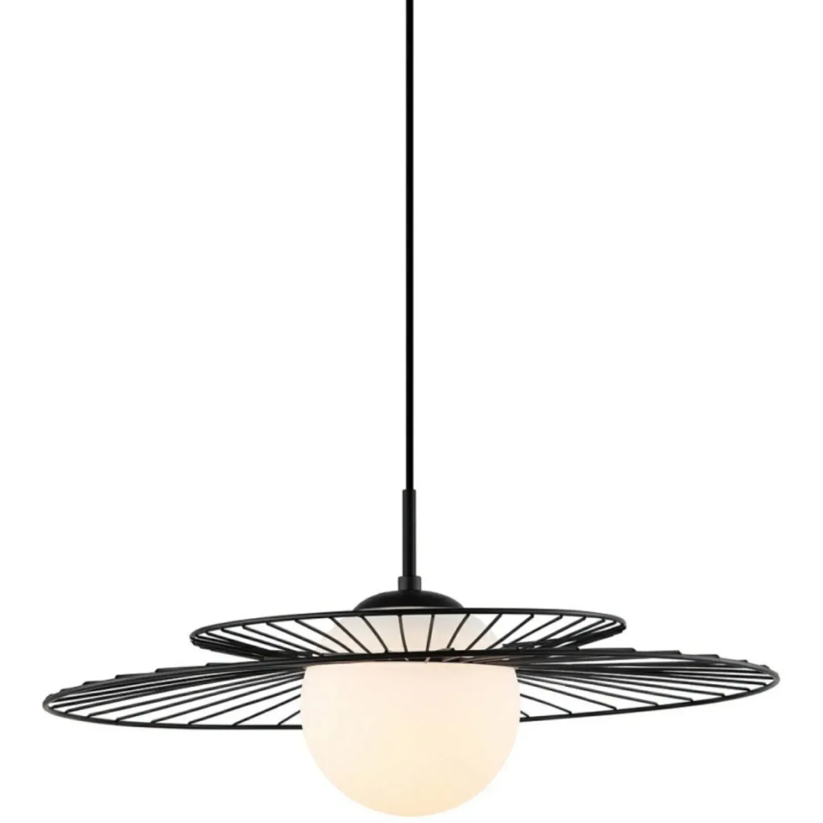 Sklep Kaja Nowoczesna, dekoracyjna lampa wisząca MDM-4000/1 BK SARAH | Kaja Shop