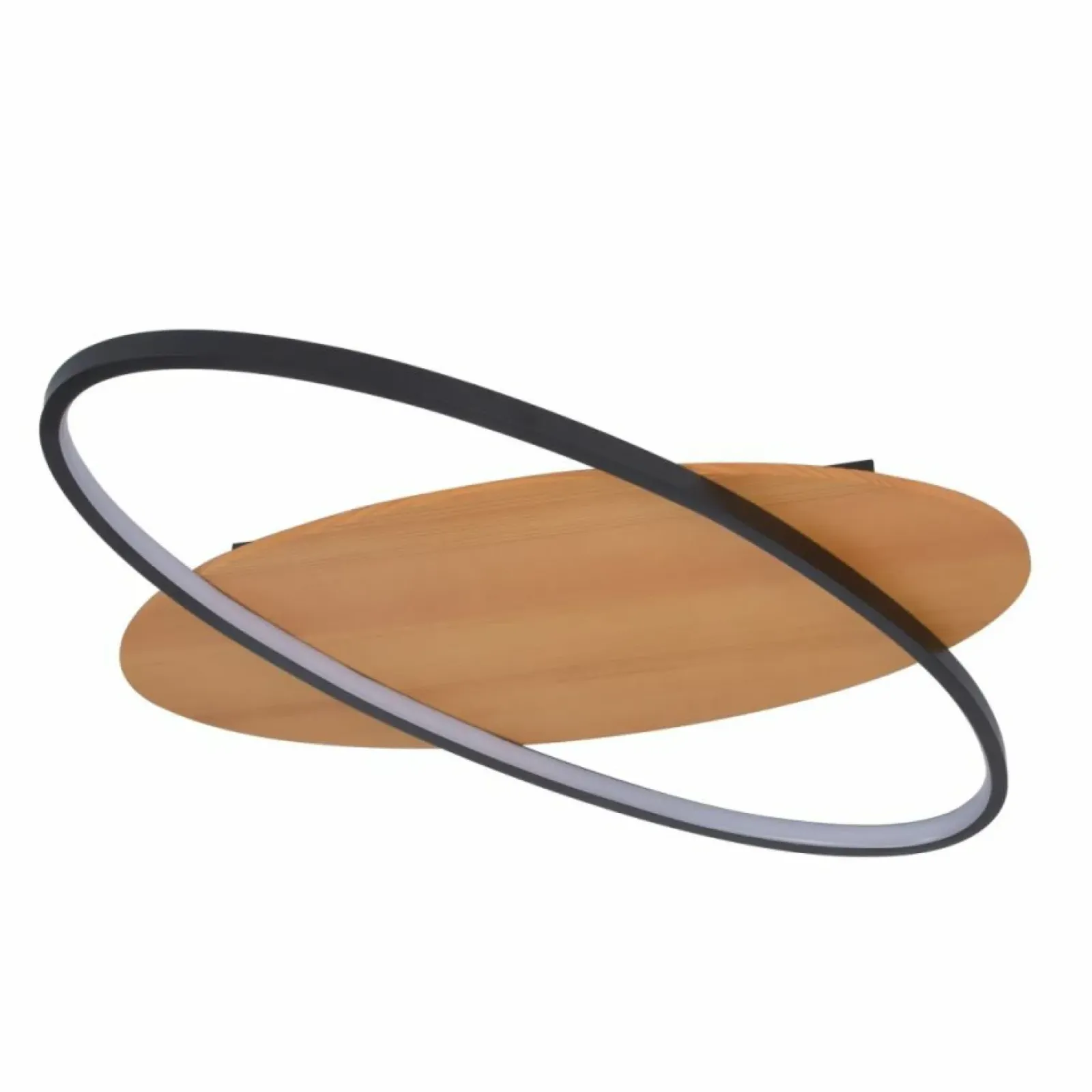Sklep Kaja Nowoczesna, drewniana lampa sufitowa LED PLF-93439-12W-WO PORASO | Kaja Best
