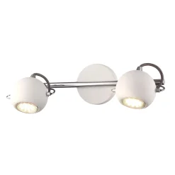 Sklep Kaja Nowoczesna lampa ścienna K-8002/2 WH SALVA WHITE | Kaja Oświetlenie* Reflektory Sufitowe Podłużne - Na Listwie