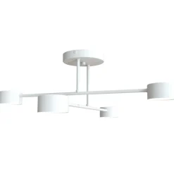 Sklep Kaja Nowoczesna lampa do pokoju dziennego 1356/4 HALO 4 WHITE | Kaja biały Cheap