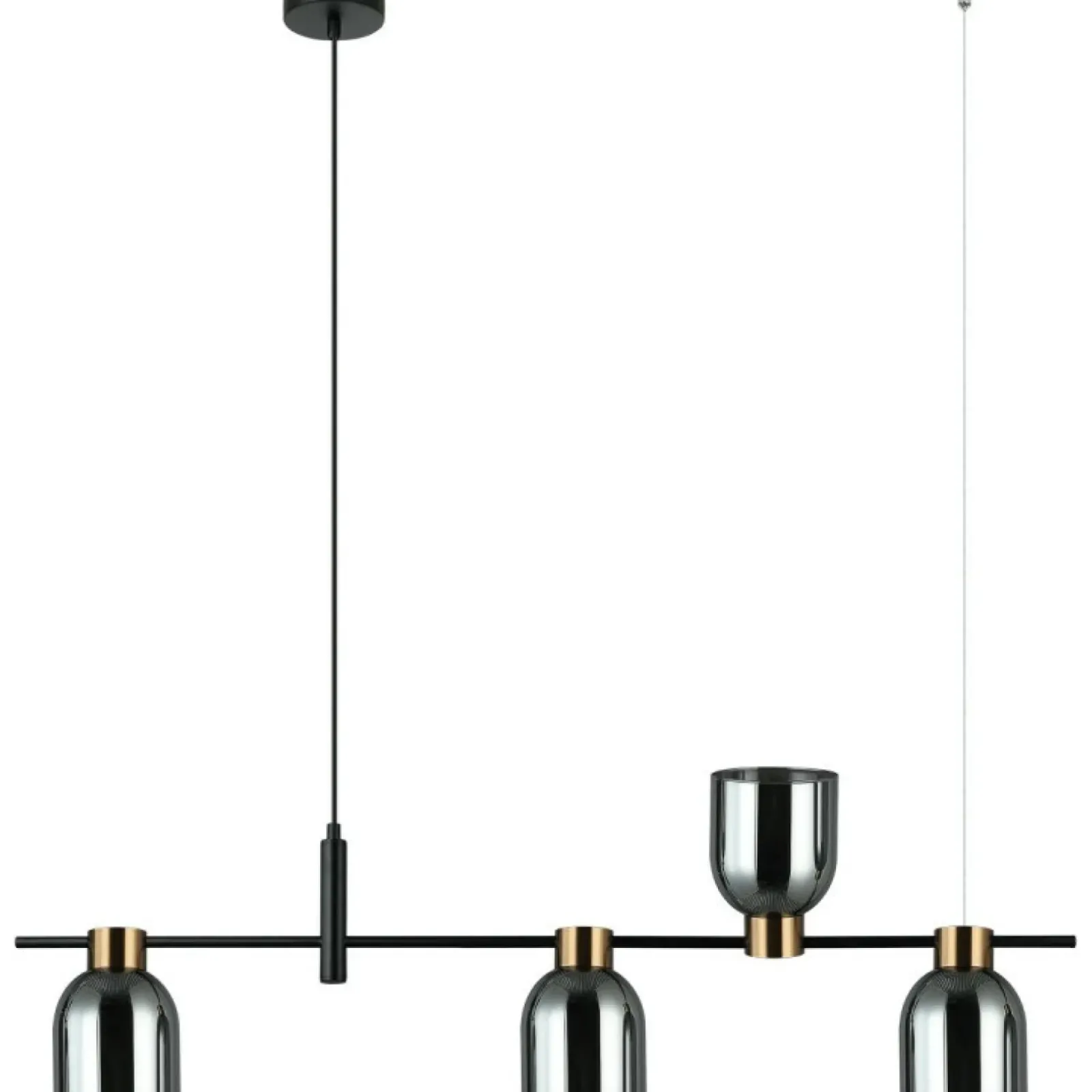 Sklep Kaja Nowoczesna lampa nad stół PND-66892-4-BK-SG z serii SERVIO | Kaja Best