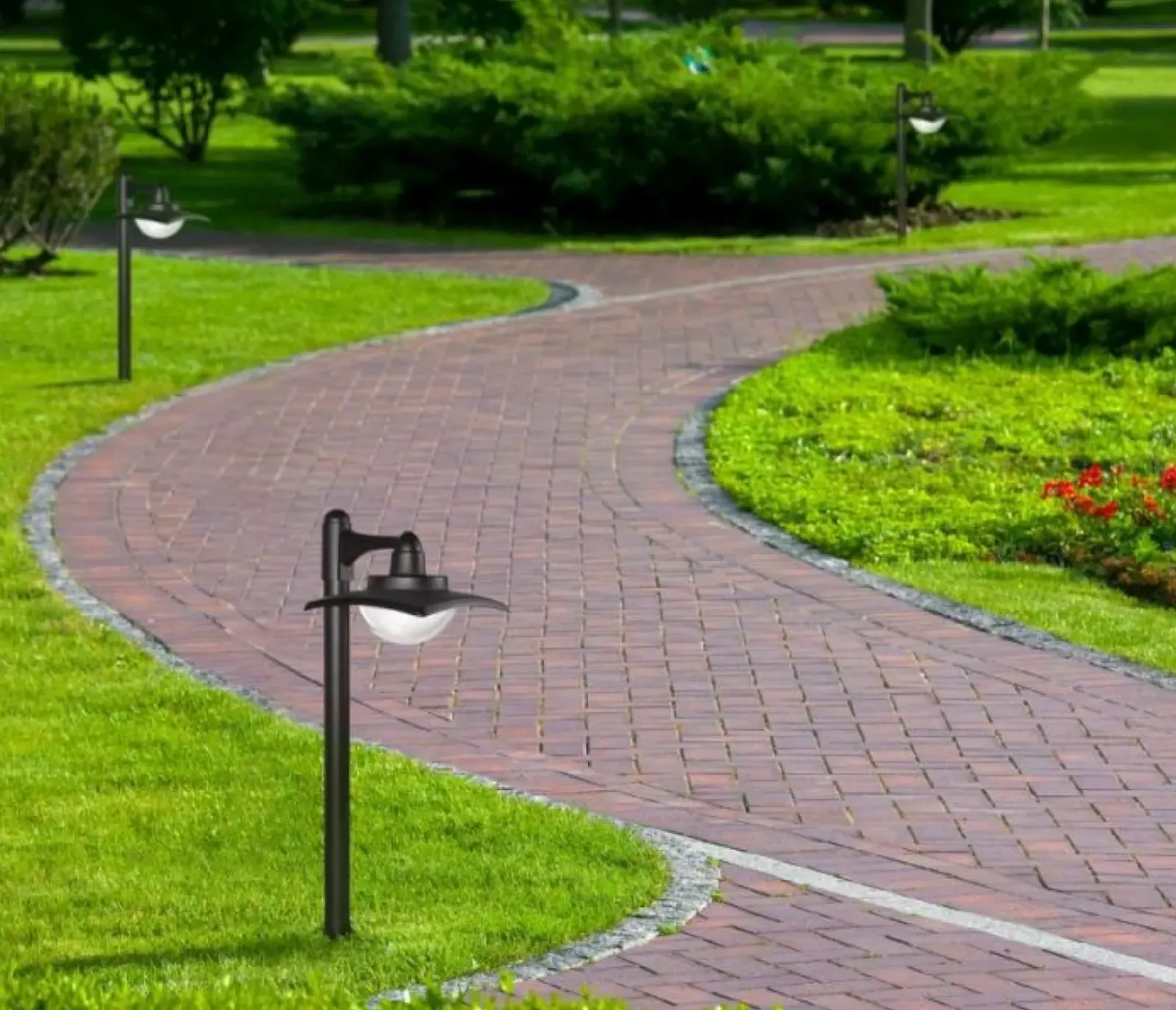Sklep Kaja Nowoczesna lampa ogrodowa LED 9W 3000K OFL-6923-3K ISOLA | Kaja* Lampy Ogrodowe Stojące