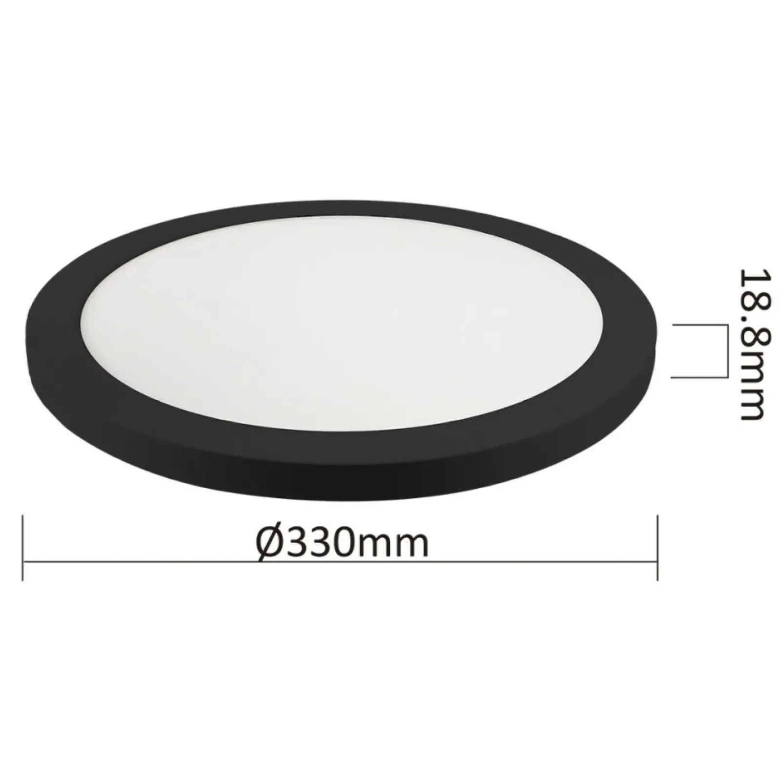 Sklep Kaja Nowoczesna lampa pod- i natynkowa LP-330/1C 4BK YORK | Kaja* Lampy Led|Plafony Nowoczesne