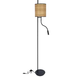Sklep Kaja Nowoczesna lampa podłogowa, dwa światła 51-25395 ZETA | Kaja* Lampy Podłogowe Z Abażurem|Tradycyjne Lampy Podłogowe