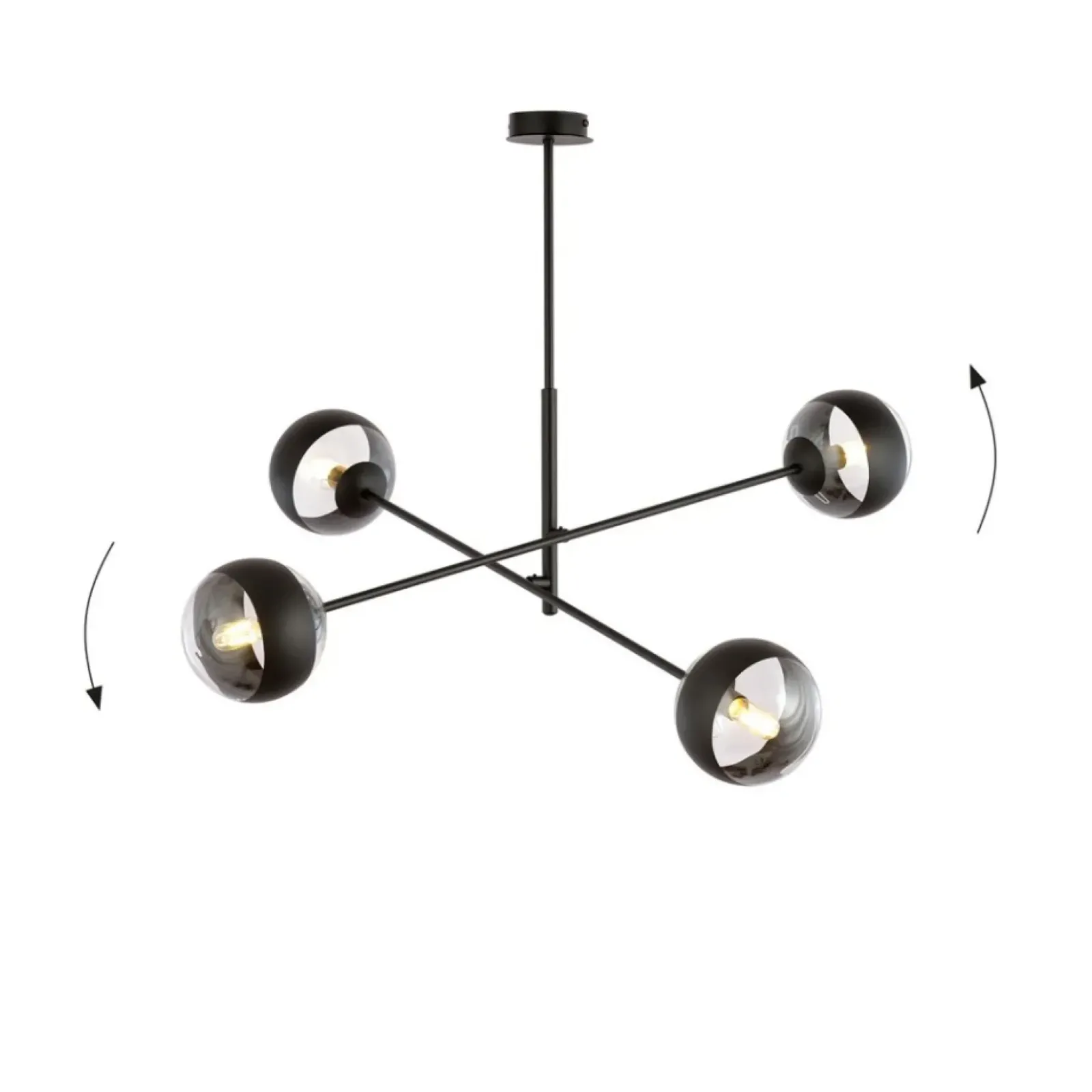 Sklep Kaja Nowoczesna lampa sufitowa z kloszami 1168/4 LINEAR | Kaja Oświetlenie Best Sale