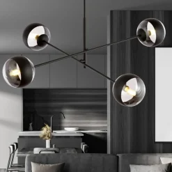 Sklep Kaja Nowoczesna lampa sufitowa z kloszami 1168/4 LINEAR | Kaja Oświetlenie Best Sale