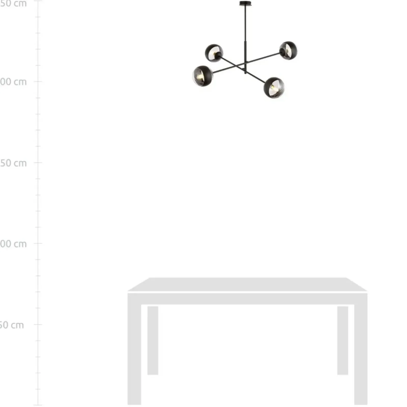 Sklep Kaja Nowoczesna lampa sufitowa z kloszami 1168/4 LINEAR | Kaja Oświetlenie Best Sale
