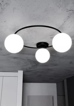 Sklep Kaja Nowoczesna lampa sufitowa do sypialni 1257/3 z serii SOPRA | Kaja Fashion