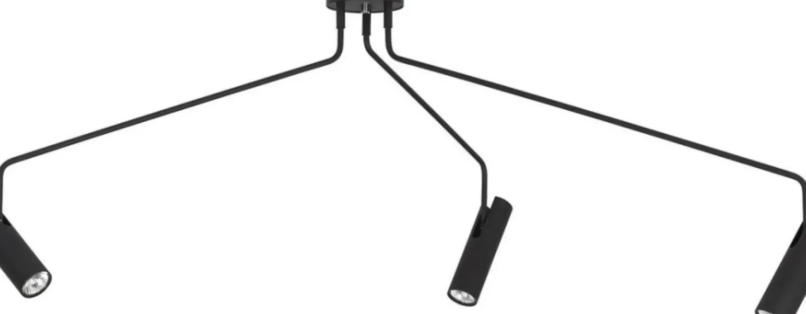 Sklep Kaja Nowoczesna lampa sufitowa z tubami 6504 EYE SUPER | Kaja Oświetlenie czarny Hot