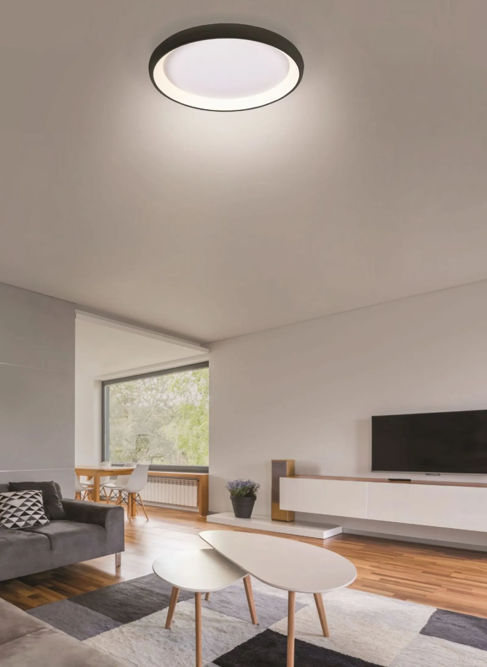 Sklep Kaja Nowoczesna lampa sufitowa LED ⌀41cm z pilotem AZ5069 ANTONIO | Kaja* Plafony Nowoczesne|Lampy Led